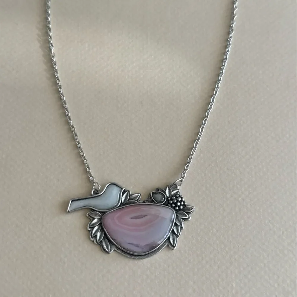 Boho bird Necklace N1970 - Picture 4 of 6